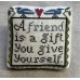 Friends Cross Stitch Pinkeep